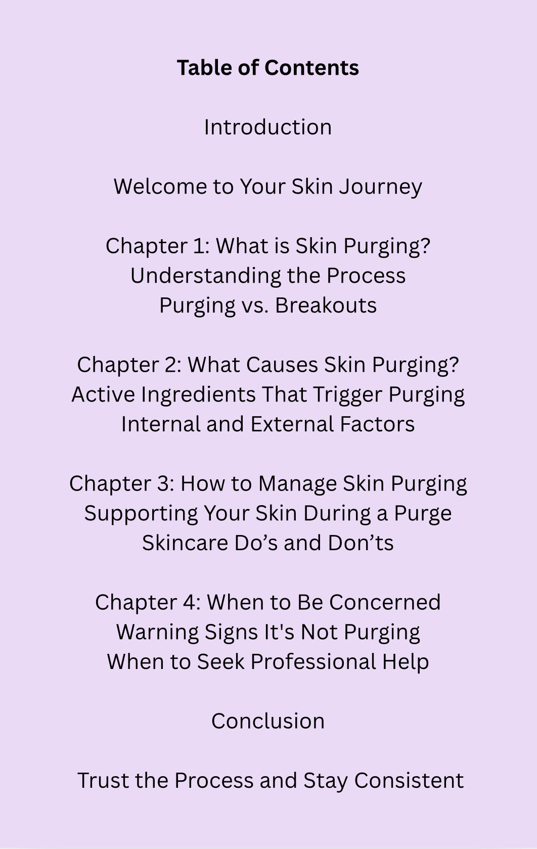 Why Does My Skin Purge?